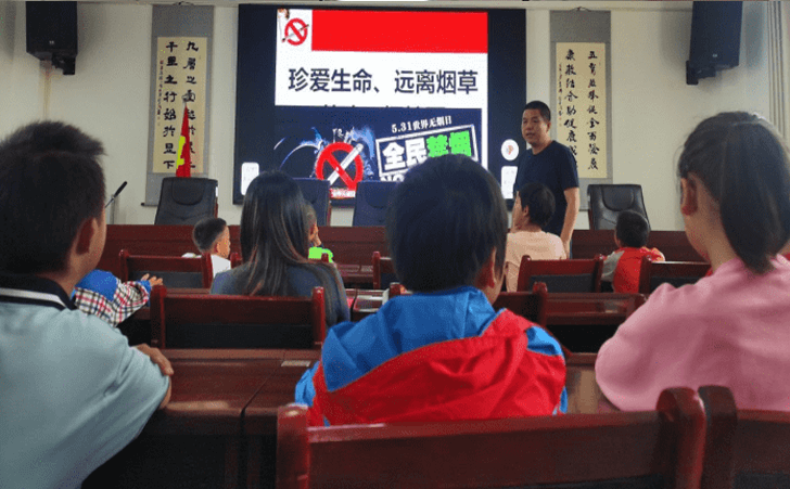 汉中市西乡县特殊教育学校开展控烟教育活动