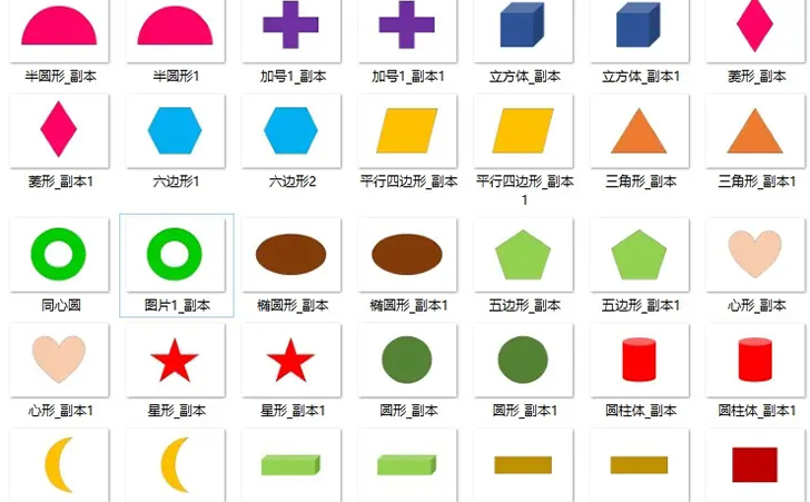 分辨相同、不同及相似物品