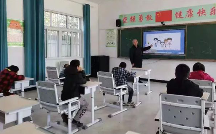 阜南特教共同体王堰分校开展了教师公开课教学活动
