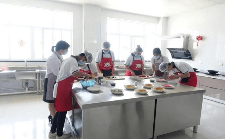 阳城县特殊教育学校烹饪课堂