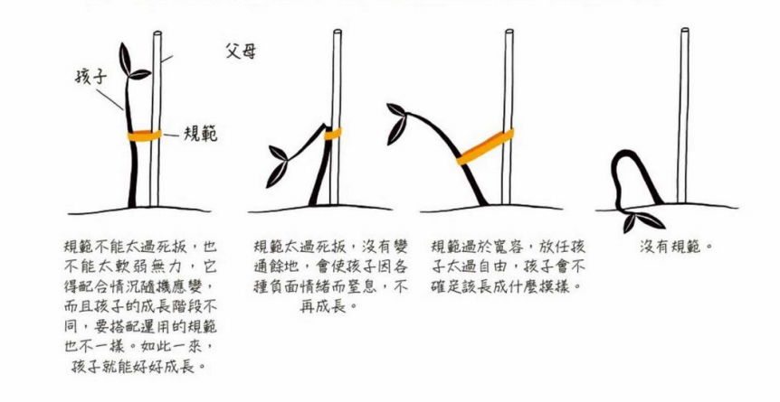 小时候没有给他像一棵长歪的小树一样纠正，将来长大了就真的没人能受得了。