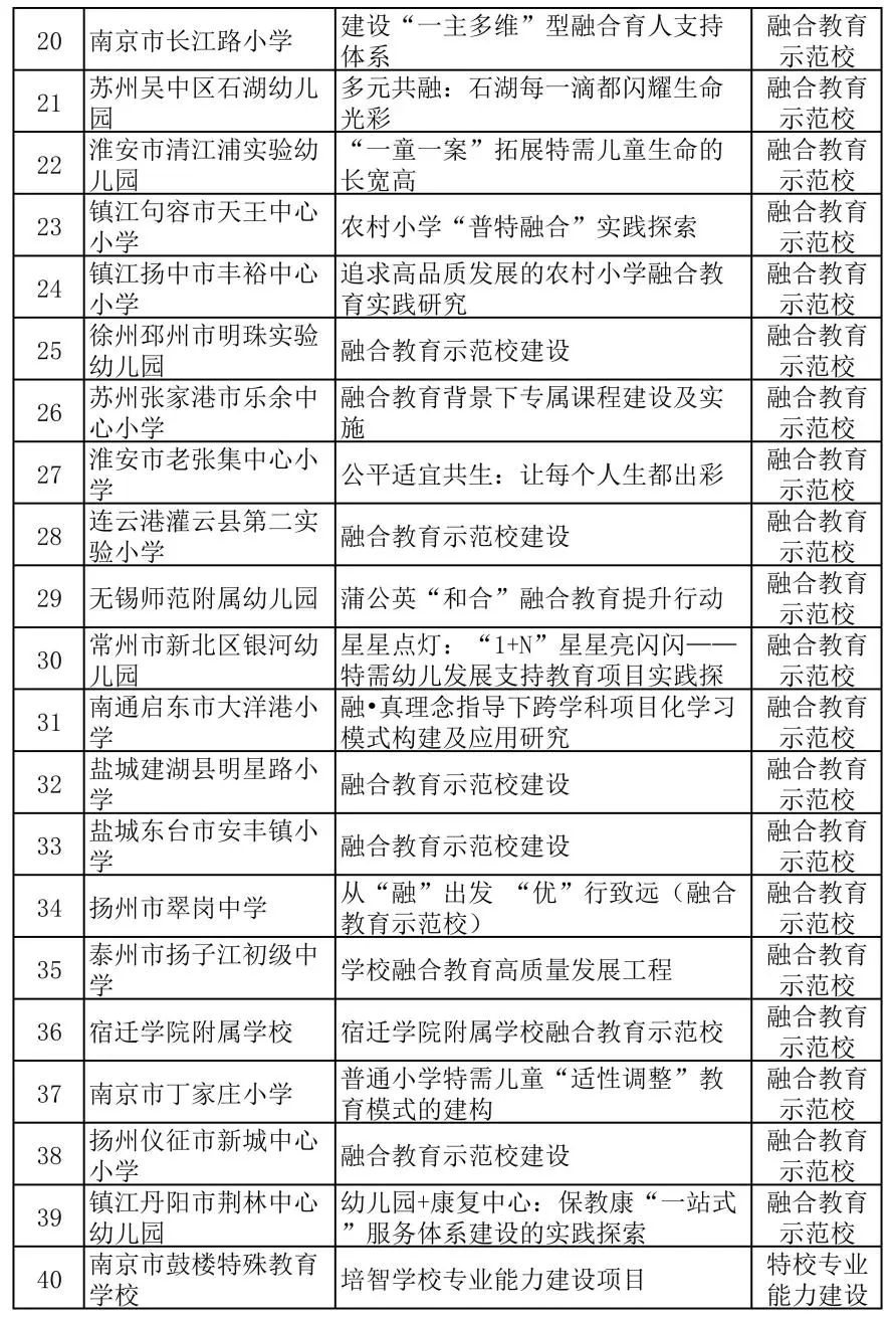 特殊教育发展项目 特殊教育发展项目