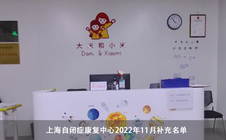 上海自闭症康复中心2022年11月补充名单
