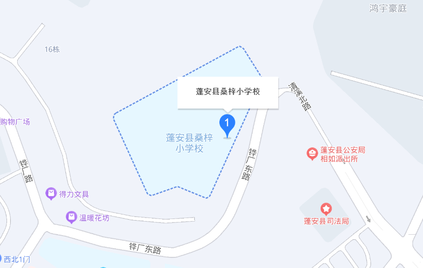 蓬安县特殊教育学校位置