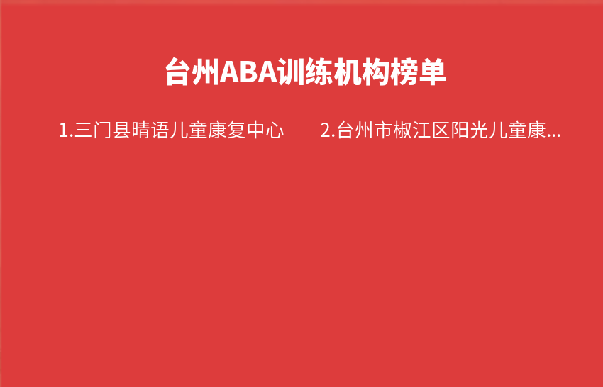 台州ABA训练机构2023年10月02日-2023年10月08日榜单