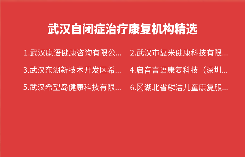 武汉自闭症治疗康复机构2023年12月11日-2023年12月17日精选
