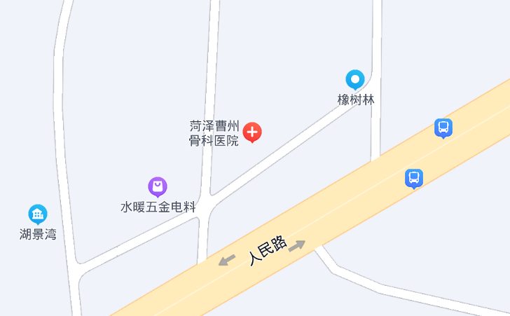 菏泽曹州骨科医院地图