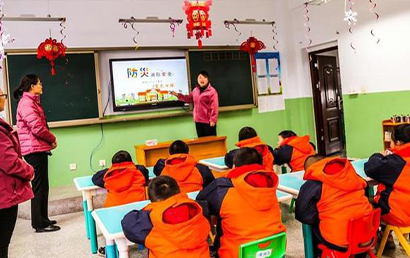 山西夏县特殊教育学校开展冬季消防安全演练