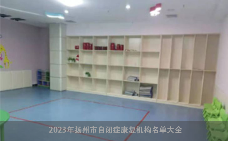 2023年扬州市自闭症康复机构名单大全