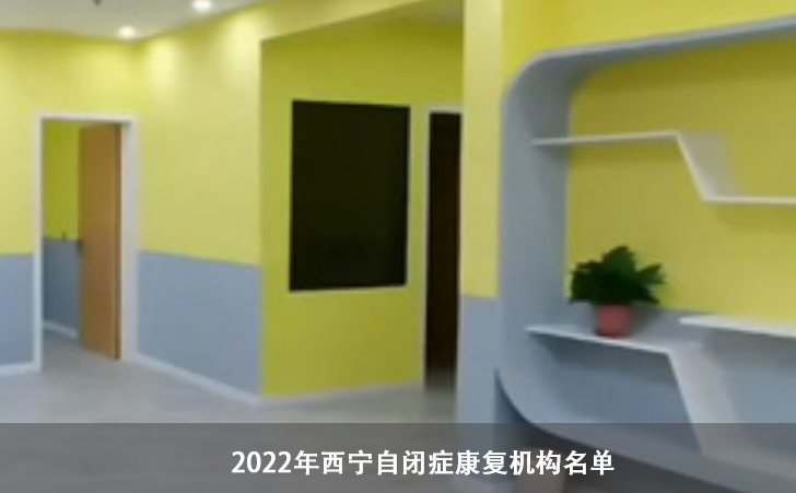 2022年西宁自闭症康复机构名单